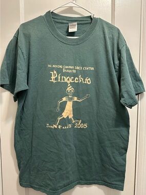 Pinocchio Dance Recital Tee in Green